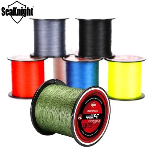 4 Strands 300M PE Braided Fishing Line 8-80LB Multifilament Fishing Line Smooth For Carp Fishing -40