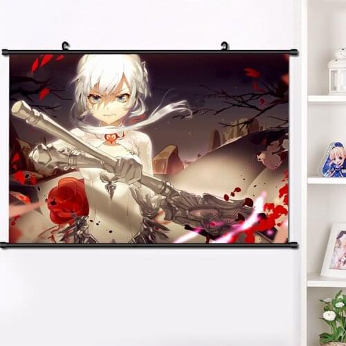 Anime SINoALICE Alice Snow Briar Rose Kaguya Cosplay Wall Scroll Poster Manga Wall Hanging Poster Fashion Home Decoration