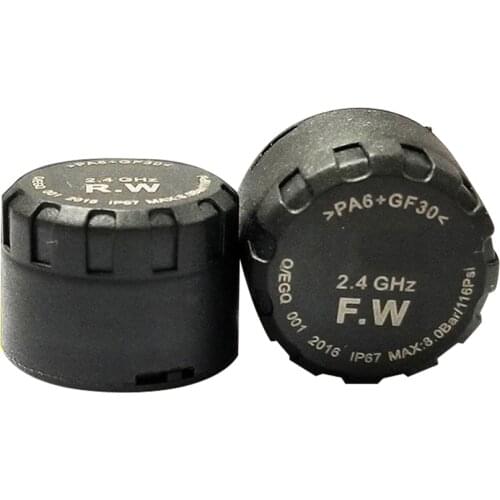 Wireless Motorcycle Bluetooth Tire Pressure Monitoring System TPMS Mobile Phone APP Detection 2 External Sensor