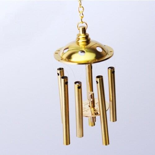 Brass Large Wind Chimes Copper Bell Metal Handicraft Pendant Home Decorations 2 Inches,2.5 Inches Wall Hanging Decor