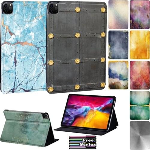Tablet Case for IPad Pro 11 2018 2020 Cover Pro 10.5/Pro 9.7 Pu Leather Folding Folio Stand Cover for IPad Pro 11 2021 A2337