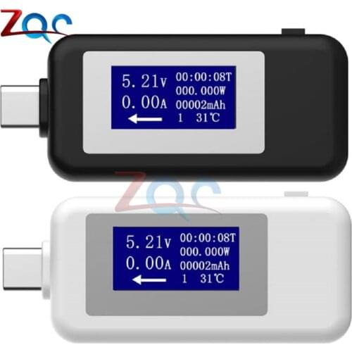 Type-C USB tester DC Digital Voltmeter USB-C Voltage Current Meter Ammeter Detector Type C Power Bank Charger Indicator USB C