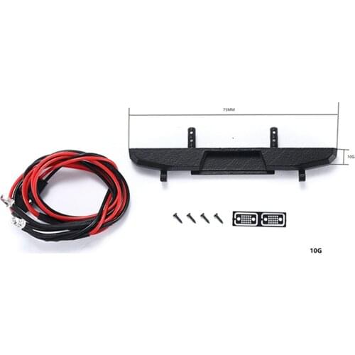 RC Parts Front bumper/ Rear bumper For 1/24 Axial SCX24 Wrangler JEEP