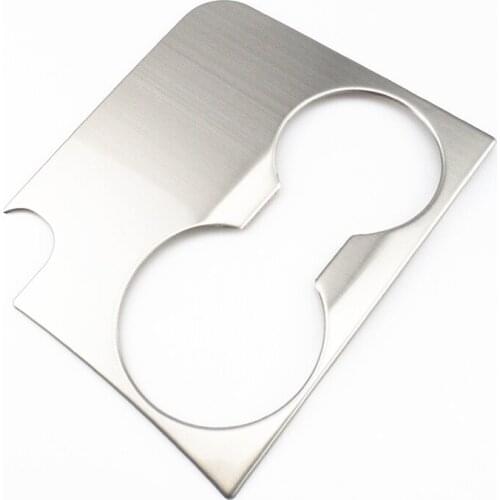 For Kia Sportage R 2011-2016 water cup decorative cover Trim Sequins High Quality Stainless Steel car styling