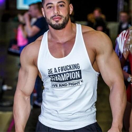 Muscle-aesthetic summer 2019 sleeveless tank top breathable slim fit athletic fitness tight training running vest