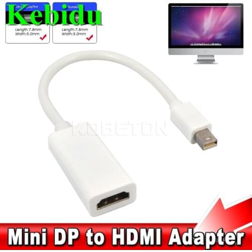 Mini DP to HDMI-compatible for Thunderbolt Mini Display Port Adapter Cable Converter for PC Macbook Pro Air Wholesale