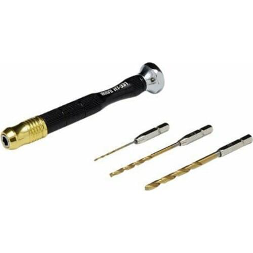 Wave HT-331 HG Quick Change Pin Vise Set,One Touch Pin Vise Set(1.0/2.0/3.0mm)