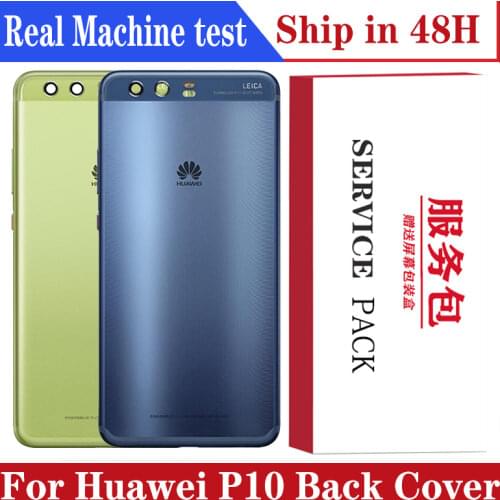 Original Back Housing Replacement for Huawei P10 Back Cover Battery Glass with Camera Lens adhesive Sticker for P10