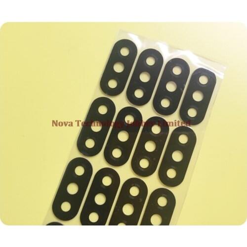 Wyieno 2Pcs/Lot Note6 Pro Real Camera Glass Lens For Redmi Note 6 Back Rear Camera Lens with Glue Replacement Tracking