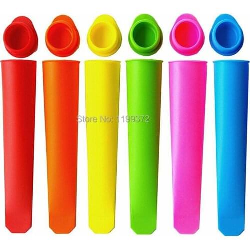 500pcs 15cm Silicone Push Up Stick Ice Cream Yogurt Jelly Lolly Maker Silicon Mould