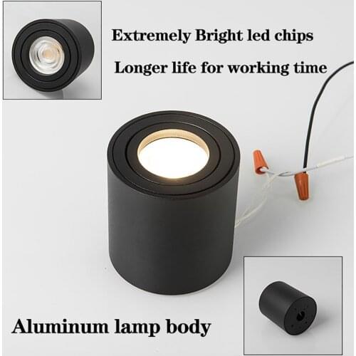 Super aluminium die casting ceiling light for lving room rotatable led ceiling lamp