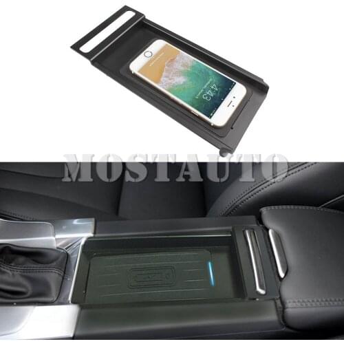 The Phone With QI Wireless Charging For Volvo S60 V60 Wireless Car Charger Wireless Phone Fast Charger Pad 2012-2017