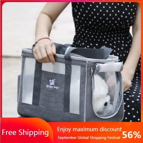 Comfort Breathable Pet Dog Sling Carrier Bag Large Capacity Puppy Cat Travel Carry Tote Portable Outdoor Handbag Backpack