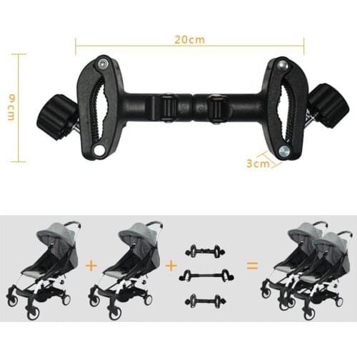 Universal Strollers Connector Adapter Babyzen Yoyo Baby Yoya Coupler Bush Insert Stroller Accessories Twins Linker Pram Carriage