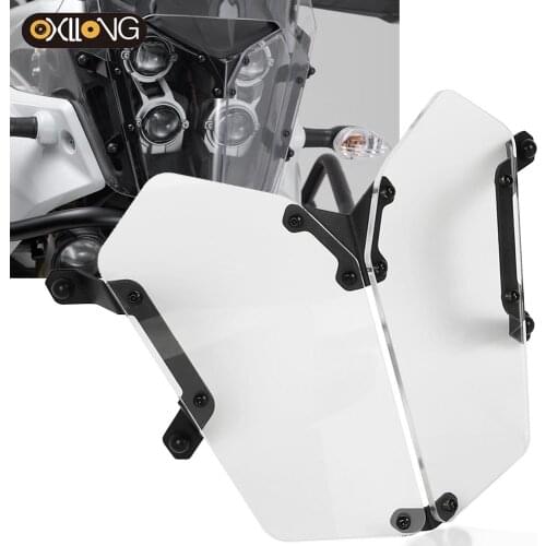 ABS Sensor Guard For YAMAHA Tenere 700 2019-2020 Headlight Protector Guard Lense Cover Rear ABS Sensor Cover Protector TENERE700