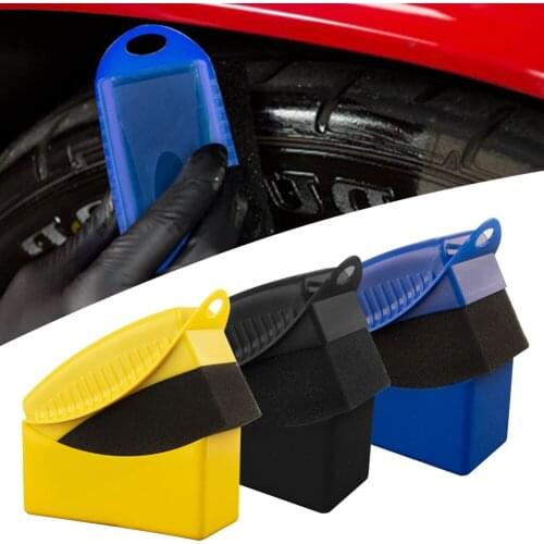 1pcs Car Wheel Polishing Waxing Sponge Brush ABS Plastics Washing Cleaning Brush Sponge Brush Car Clean Detail Accessories