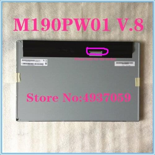 19 inch M190EG01 V.0 M190PW01 V.8 V8 1440 RGB * 900 WXGA WLED LCD display LVDS (2 ch, 8-bit), 30 pins, terminal