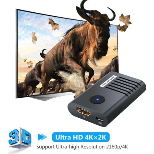 HDMI 2.0 Repeater Extender Signal Amplifier Booster 1080P 4K 60Hz YUV 4:4:4