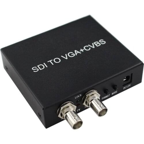 2020 New Style SDI Signal To VGA Or AV Signal SDI TO VGA+CVBS Free Shipping