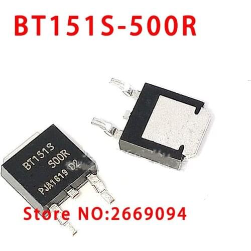50pcs /100pcs /200pcs Patch BT151S BT151S-500R BT151S500R TO-252 unidirectional thyristor transistor