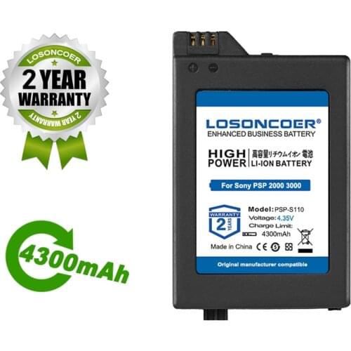 4300mAh PSP-S110 Battery For Sony PSP 2000 PSP 3000 PSP2000 PSP3000 Battery PSP-2000,PSP-3000,PSP-300 PSP 300X PSP2006 PSP3008
