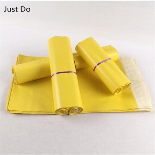Large Colorful Waterproof Express Bags Yellow Courier Bags For Delivery Mail Bags Envelope Big Green Shipping Bags