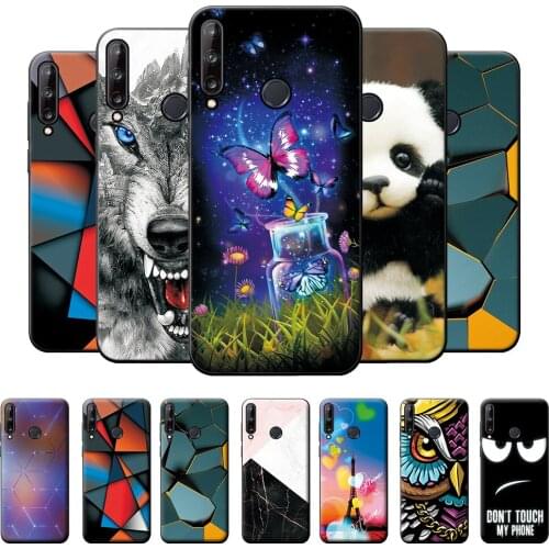 For Huawei Y9P Case 2020 6.59 inch Back Cover Cool Owl Soft Silicone Cover for Huawei Y9 P y9p Phone Case Protective Shell TPU