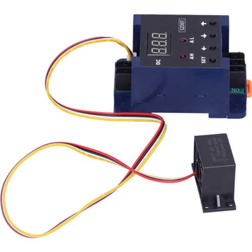 Digital Display Ammeter Current Sensing Switch with Overload Protection SZD07 DC8-35V Current Meter