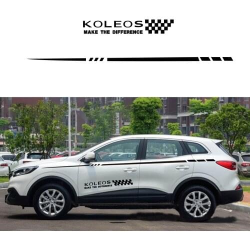 DIY Car Side Body Decal Stickers For Renault Koleos for Hatchback Sedan SUV Car Decals Car Decoration Sticker Auto Styling 280cm