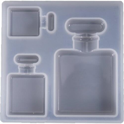 Perfume bottle mold decorative pendant Mold silicone mould DIY crystal epoxy Resin mold Jewelry Making Tools