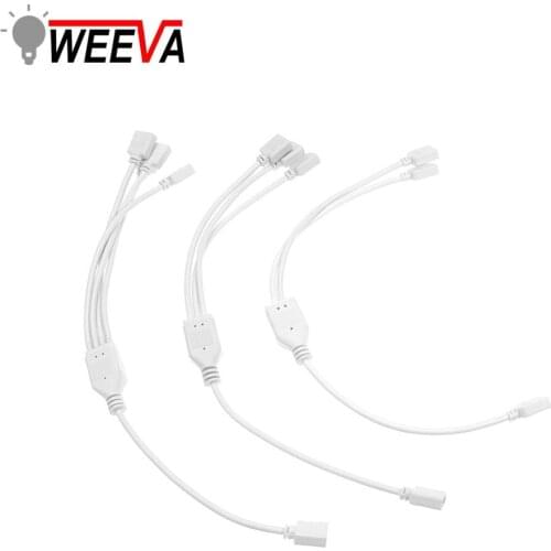Cable Wire for RGB RGBW Strip with 4 Pin 5 Pin Connector Cable for LED Strip Connectors 1 to 2 3 Ports LED extension Splitter