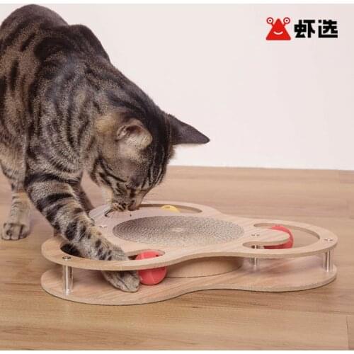 Cat scratching board cat digs ball assembly toy can replace high-quality corrugated cat vent toy