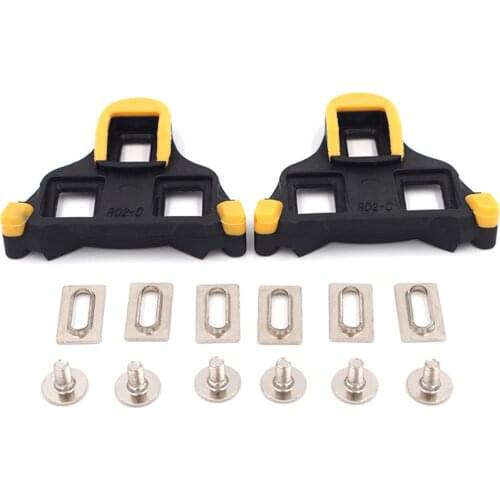 2021 New 1 Pair Bike Self-locking Pedal Cleats 6 Degree Road Bicycle Cycling Pedal Cleats for Shiman SPD SL Accessories