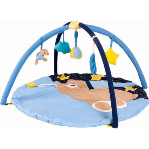 The New Baby Sports Crawling Blanket Bear Baby Game Blanket Crawl Cushion With Support Game Pad Baby Puzzle Toys