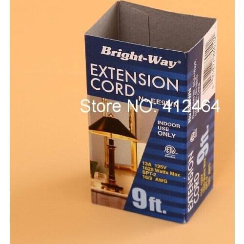 Recyclable Feature LED bulb light paper box packaging.BX-2187