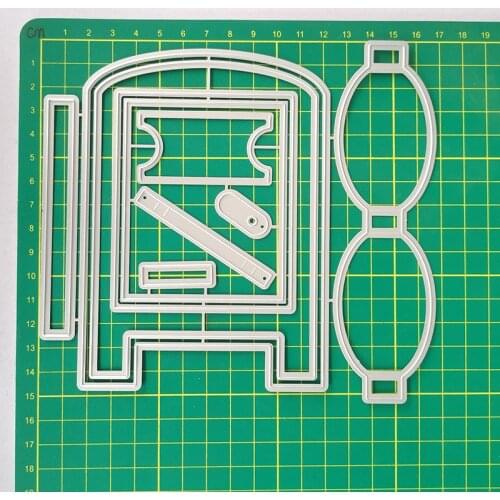 Reunion Display Frame Metal Cutting Dies Embossing Stencil DIY Scrapbooking Photo Album Decor Paper Card Making Tool