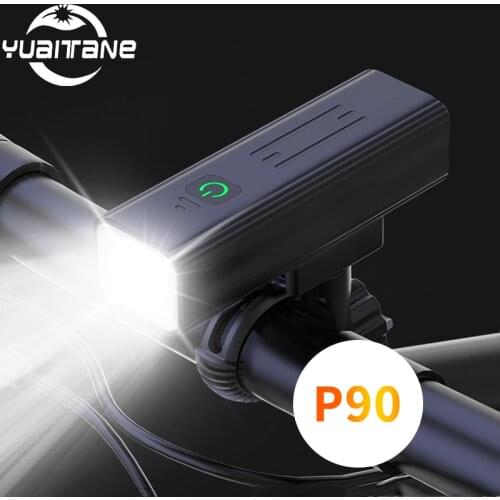New Powerful XHP90 MTB Bike Light Front T6/L2/P50 Waterproof USB Rechargeable Flashlight LED 3200mAh Bike Headlight Power Bank