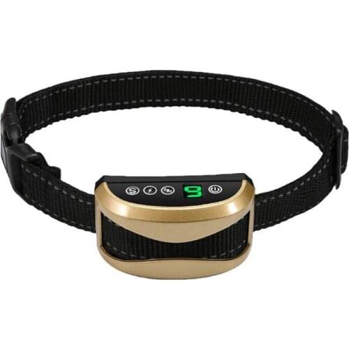 Dog Training Collar Beep Vibration Shock can be shut Waterproof E-Collar Deterrent Device Pet Dog Collar