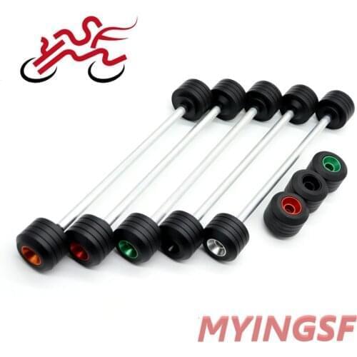 Front Axle Fork Wheel Protector For KAWASAKI Z1000 Z650 Z750 Z800 Z900 Z900RS ZX6R NINJA Motorcycle Accessories Crash Slider Pad