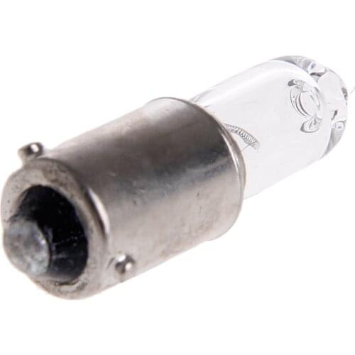 10Pcs H6W 434 BAX9S 12V 6W Clear Glass Miniature Lamp C2R Filament Car Bulbsc Wholesale Drop Ship