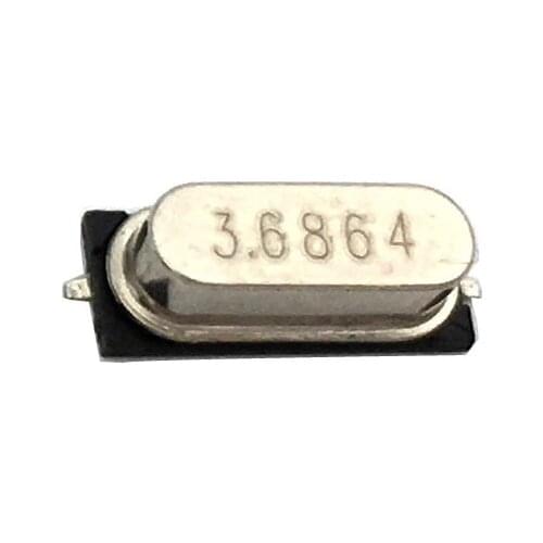 20pcs smd hc-49s 3.6864MHz 20ppm 20pF quartz resonator crystal