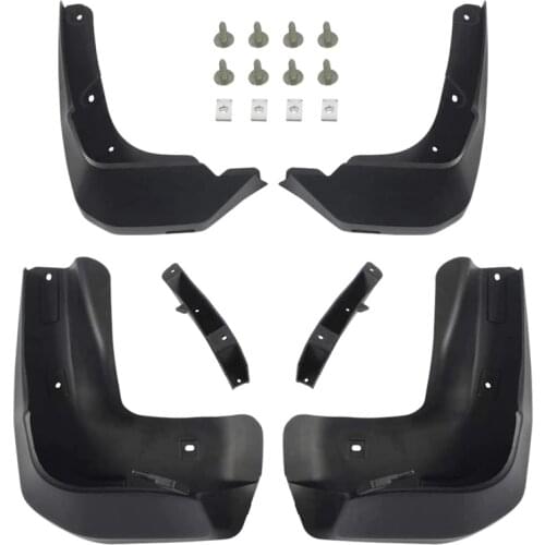 4Pcs Front + Rear Splash Guards Mud Flaps Mudflaps for Acura MDX 2014-2016