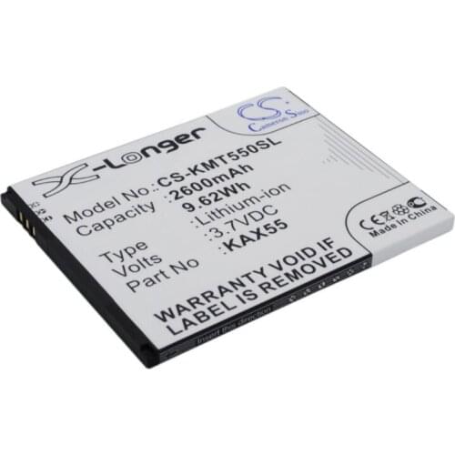 Cameron Sino 2600mAh battery for KAZAM Trooper X5.5 KAX55 KAX55-BKBAK007752 Mobile, SmartPhone Battery