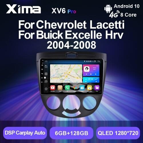 XIMA Pro Radio 2 Din Android 10 Carplay Car Multimidia Video Player For Chevrolet Lacetti J200 Buick Excelle Hrv Daewoo Gentra