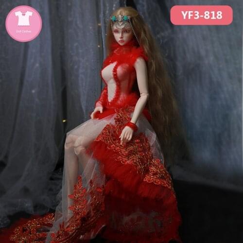 BJD Clothes Fairyland Feeple65 Eclair 1/3 BJD SD Dress Beautiful Doll Clothes Accessories OUENEIFS One piece