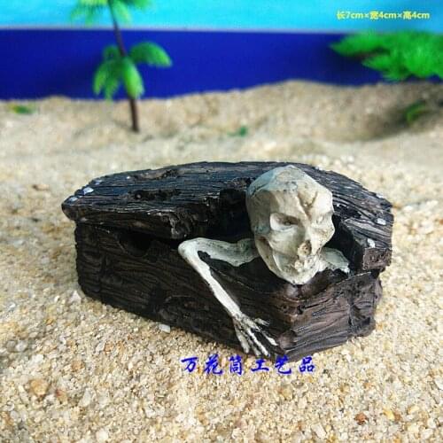 Skull coffin ghost white bone zombie sandbox sandbox game accessories sacrifice shooting magic props