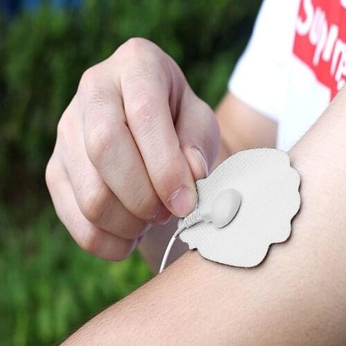 TENS Pads EMS Unit Snap Electrode 20 Pcs with Super Gel