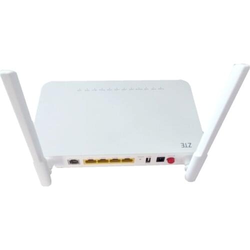 2020 Queenton ZTE Dual Band F670L ONU 4GE + 1POT + USB + 2 * WIFI 2.4G AC 5G SC/APC Gigabit Passive Optical Network (GPON) 5DBI