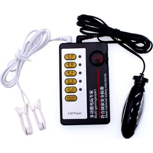 Electro Shock Masturbation Butt Plug Massage Body Stimulation Orgasm Medical Themed Toys Sex Toys For Men Woman