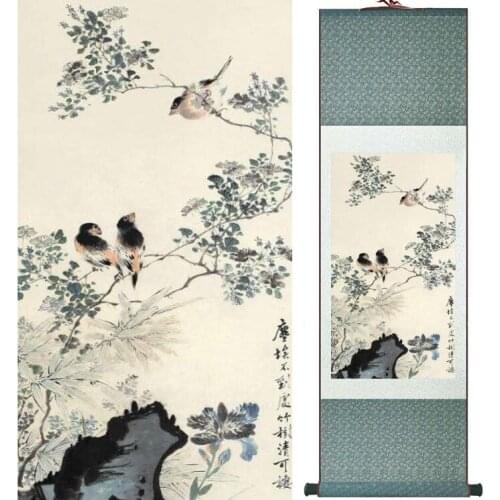 YanBolong Bird painting home office decoration painting living room painting No.033123